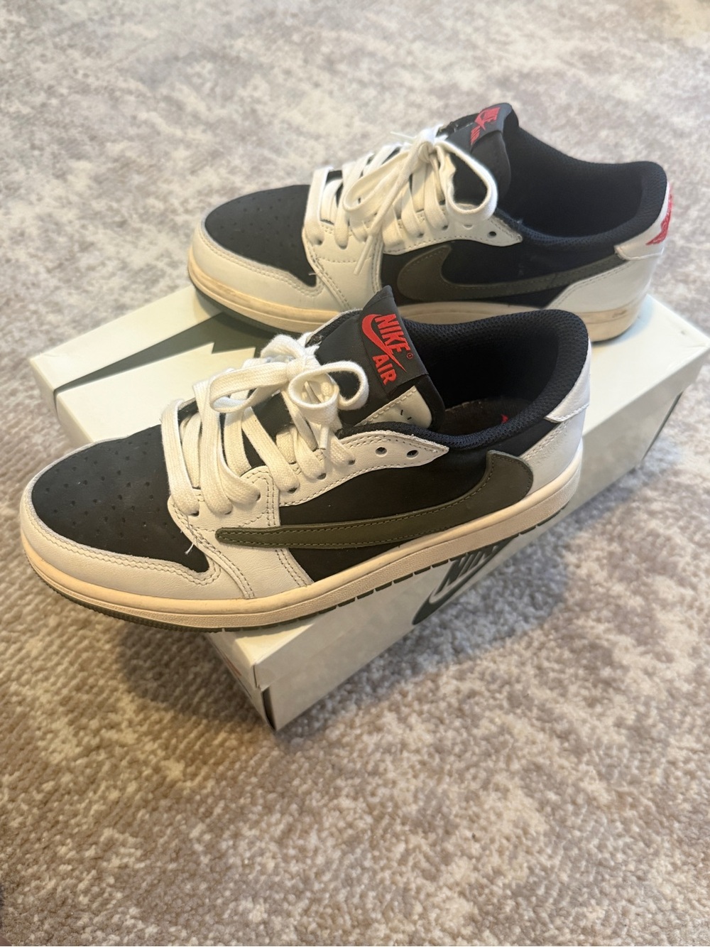 2023 Travis Scott x Wmns Air Jordan 1 Retro Low OG SP 'Olive' W/6.5